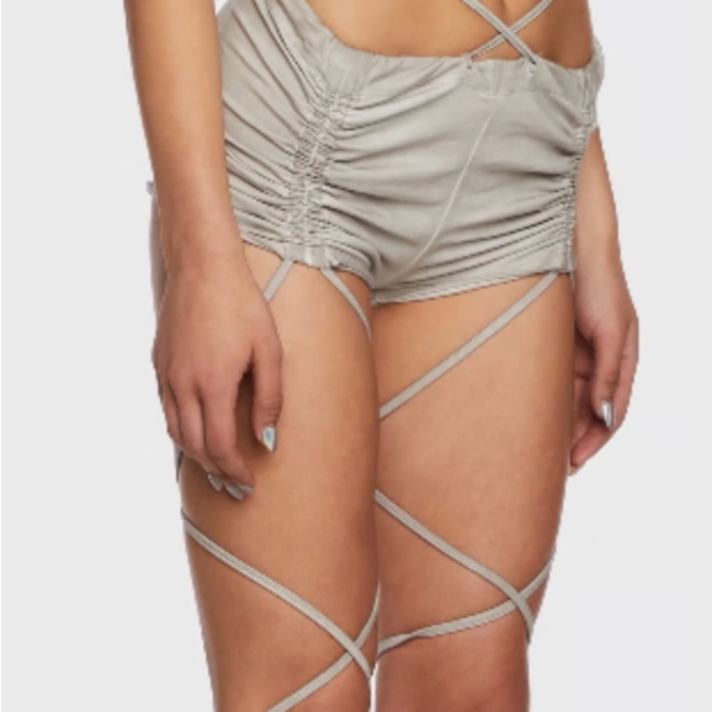 Dolls Kill Strappy Mini Shorts
